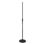 Ultimate Support Round Base Mic Stand, Black