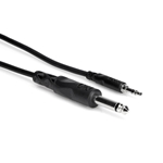 Hosa Mono Interconnect ,1/4 in TS to 3.5 mm TRS, 3 ft