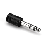 Hosa Adaptor, 3.5 mm TRS to 1/4 in TRS