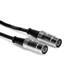 Hosa MIDI Cable, 5-pin DIN to Same, 5ft
