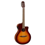 Yamaha NTX1 Acoustic Electric, Nylon String Guitar, Brown Sunburst