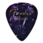 Fender 351 Premium Picks, Medium, Purple Moto, 12 Pack