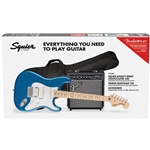 Squier Affinity Series Stratocaster HSS Pack, Lake Placid Blue