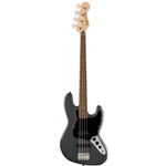 Squier Affinity Series Jazz Bass Guitar, Charcoal Frost Metallic