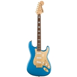 Squier 40th Anniversary Stratocaster, Gold Edition, Lake Placid Blue