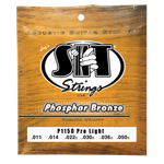 SIT P1150 Phosphor Bronze Acoustic Guitar Strings, Pro Light
