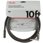 Fender Professional Instrument Cable (Straight - Right Angle), 10'