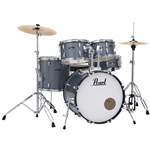 Pearl Roadshow RS505C/C706 Drum Set, Charcoal Metallic