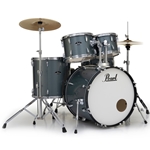 Pearl Roadshow RS525SC/C706 Drum Set, Charcoal Metallic