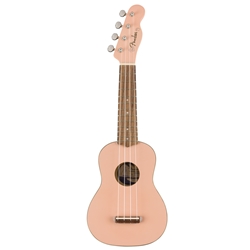 Fender Venice Soprano Uke, Shell Pink