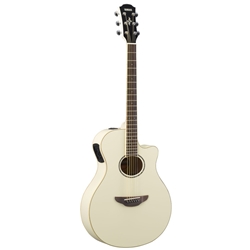 Yamaha APX600 Acoustic Guitar, Vintage White