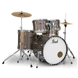 Pearl Roadshow RS525SC/C707 Drum Set, Bronze Metallic