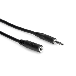 Hosa Headphone Extension Cable, 3.5mm TRS to 3.5mm TRS, 10 ft