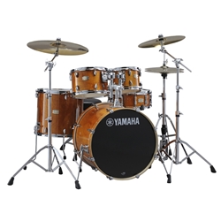 Yamaha Stage Custom Birch 5pc Drum Kit, Honey Amber