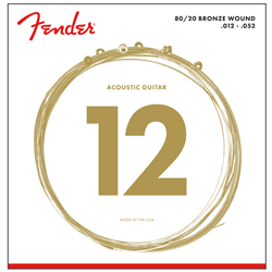 Fender 70L 80/20 Bronze Acoustic Strings