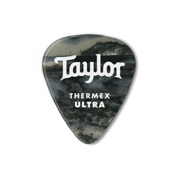 Taylor Prem 351 Thermex Ultra Picks, Black Onyx, 1.25mm, 6 pack