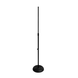 On Stage Round Base Microphone Stand, Black