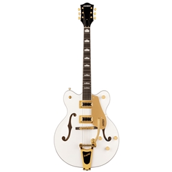 Gretsch G5422TG Electromatic Classic Hollow Body Double-Cut with Bigsby and Gold Hardware, Snowcrest White