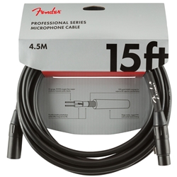 Fender Professional Series Microphone Cable, 15'