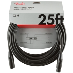 Fender Professional Series Microphone Cable, 25'