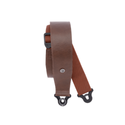 D'Addario Comfort Leather Auto Lock Strap, Brown