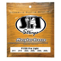 SIT P1150 Phosphor Bronze Acoustic Guitar Strings, Pro Light