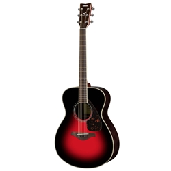 Yamaha FS830 Acoustic Guitar, Dusk Sun Red