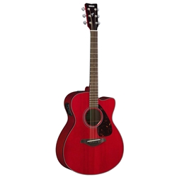 Yamaha FSX800C Acoustic Guitar, Ruby Red