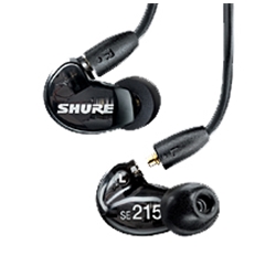 Shure SE215-CL Sound Isolating Earphones, Clear