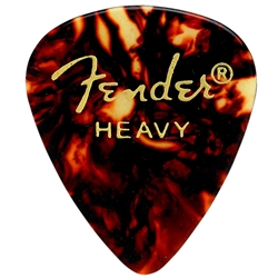 Fender 351 Premium Picks, Heavy, Classic Shell, 12 Pack