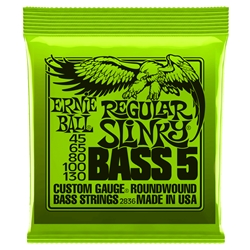 Ernie Ball 2836 Slinky Nickel Wound 5 String Bass Guitar Strings