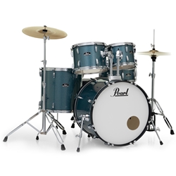 Pearl Roadshow RS525SC/C703 Drum Set, Aqua Blue Glitter